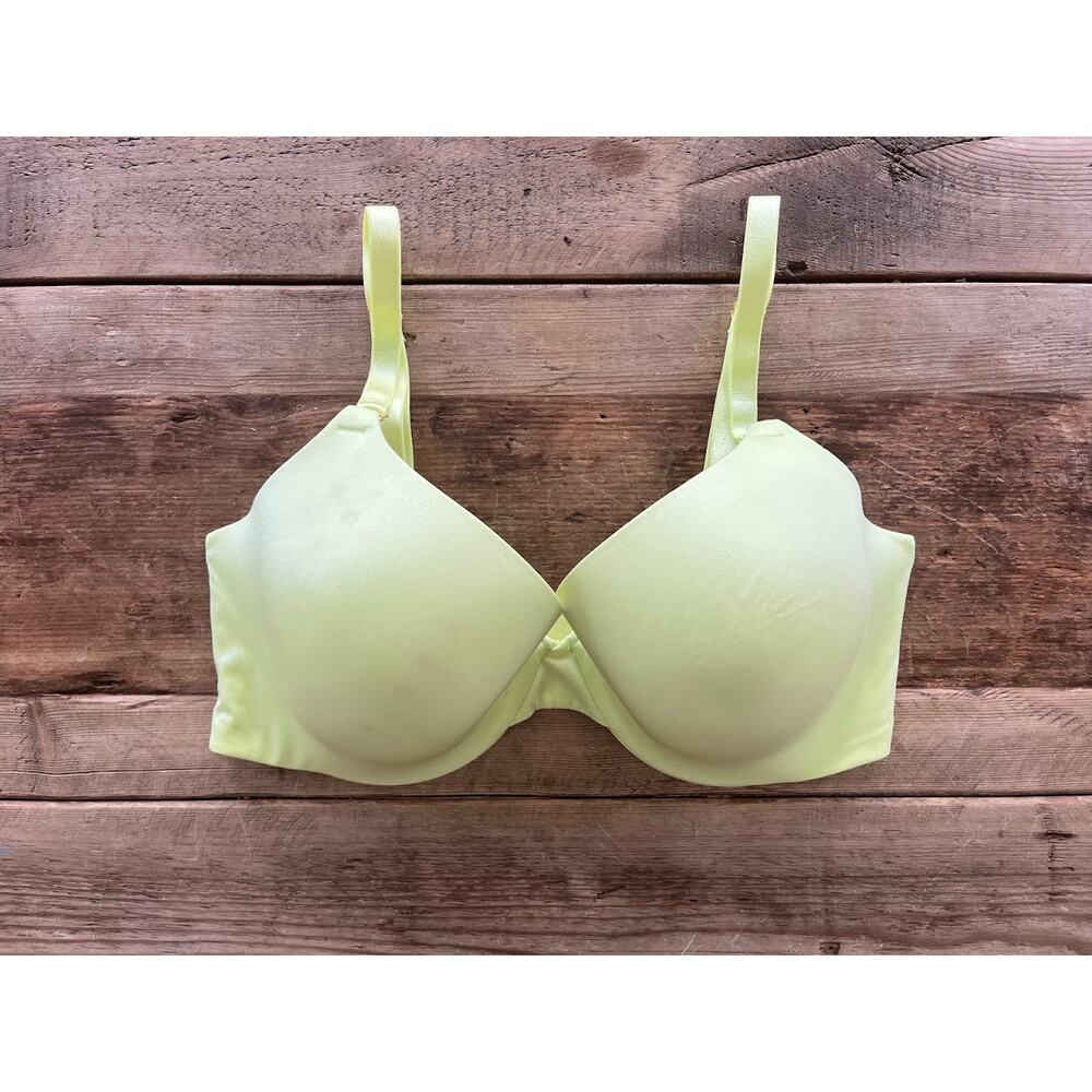 Victoria's Secret Lemon Yellow 34DDD Very Sexy ICON Push-Up Demi Bra VS